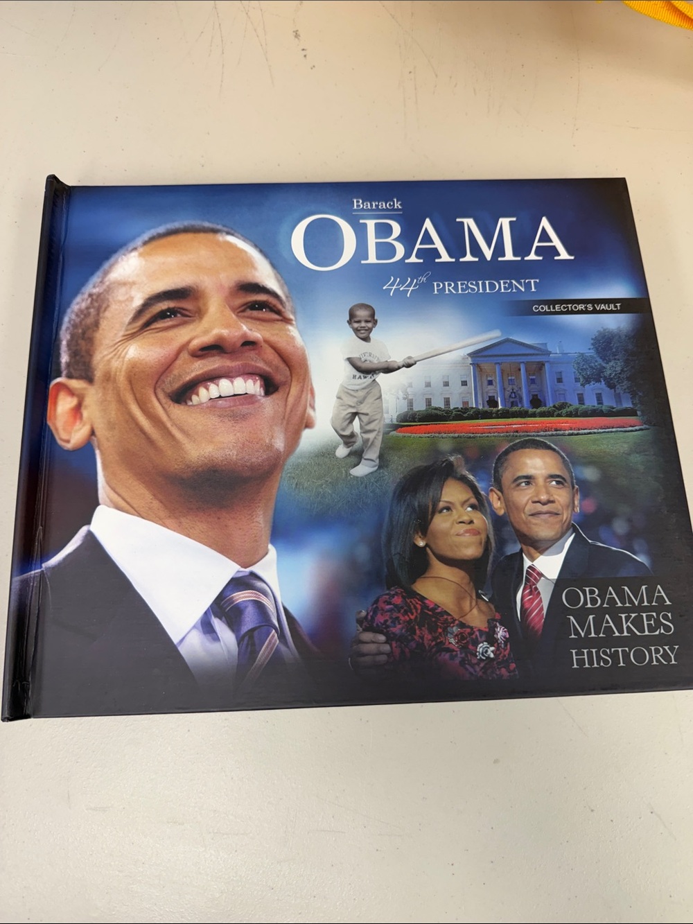 Collector's Vault Blue Presidential Keepsake Books Barack Obama 44th President